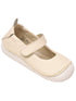 L`Amour Baby Girls Cream Hook and Loop Sporty Mary Jane Shoes 2-4 Baby - SophiasStyle.com