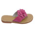 Lamour Girls Multi Color Flower Applique Tongue Sandal 7 Toddler-2 Kids - SophiasStyle.com