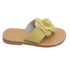 L'Amour Toddler Girls Yellow Patent Flower Flip Flop Sandals 7-10 Toddler - SophiasStyle.com