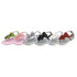 L`Amour Girls Multi Color Flower Array T-Strap Summer Sandals 7 Toddler-4 Kids - SophiasStyle.com