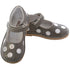 L'Amour Grey Silver Dot Strap Mary Jane Shoe Little Girl 11-12 - SophiasStyle.com