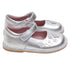 Silver Flowers Mary Jane Fall Shoes Baby Girls 4-Little Girls 12 - SophiasStyle.com