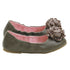 L'Amour Gray Slip On Ballet Style Dress Shoes Toddler 5-Little Girls 4 - SophiasStyle.com