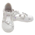 White Silver Bow Mary Jane Style Sandals Toddler 5-Little Girls 2 - SophiasStyle.com
