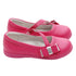 Fuchsia Bow Mary Jane Style Strap Shoes Toddler 5-Little Girls 2 - SophiasStyle.com