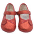 Angel Girls Glitter Red Flower Kimono Strap Mary Jane Shoes 1-3 Baby - SophiasStyle.com