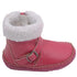 Angel Girls Fuchsia Fleece Lined Ankle Buckle Boots Shoes 4-7 Baby Toddler - SophiasStyle.com