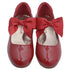 L'Amour Little Big Girls Red Grosgrain Bow Flats Dress Shoes 11-4 Kids - SophiasStyle.com
