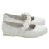 L'Amour Little Girls White Patent Floral Dress Shoe Toddler Girl 5T-2 - SophiasStyle.com