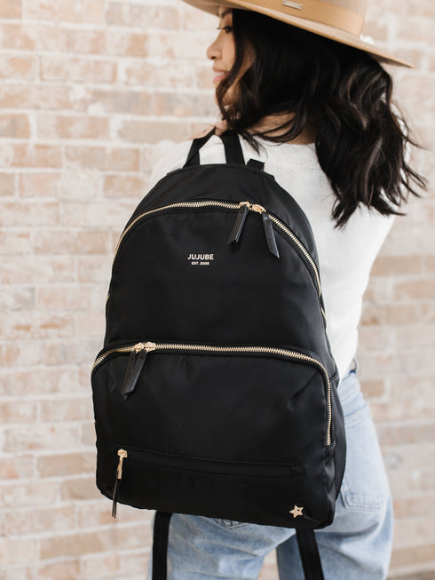 everyday-backpack-black jujube bags at sophiasstyle.com