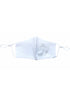 Rain Kids Big Girls White Cross Holly Spirit Mi Bautizo Embroidered Satin Mask - SophiasStyle.com