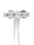 Kids Dream Girls Sparkle Floral Long Bow Flower Girl Hair Tiara Crown - SophiasStyle.com