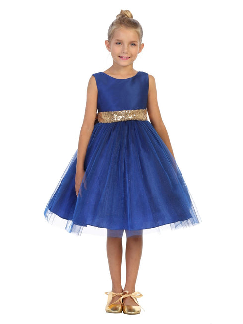 Kids Dream Girls Sequin Glitter Tulle Special Occasion Dress, Sizes 14.5-20.5 - SophiasStyle.com