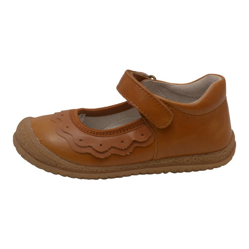 L'Amour Little Girls Gold Leather Ruffle Mary Jane Shoes 4 Baby-10 Toddler - SophiasStyle.com
