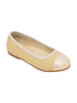 L'Amour Little Girls White Glitter Cap Toe Canvas Upper Flats 7-10 Toddler - SophiasStyle.com