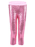Girls Pink Sequin Sports Casual Legging Pants 9M-8 - SophiasStyle.com