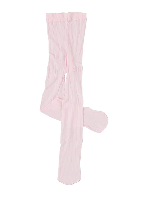 Big Girls Pink Solid Color Stretchy Soft Footed Tights 8-15 - SophiasStyle.com