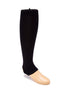 Girls Black Solid Color Stretchy Trendy Footless Tights 1-15 - SophiasStyle.com