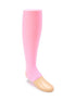 Girls Pink Solid Color Stretchy Trendy Footless Tights 1-15 - SophiasStyle.com