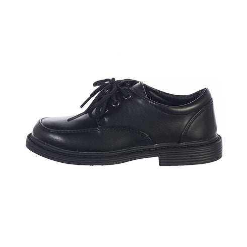 Lito Little Big Boys Black Lace Up Matte Special Occasion Dress Shoes 11-5 Kids - SophiasStyle.com