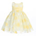 Lito Big Girls Yellow Glittered Polka Dot Tulle Easter Dress 7-10 - SophiasStyle.com