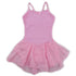 Girls Pink Skirted 2 Layer Spaghetti Strap Leotard S (9-24M)-XL (6-8) - SophiasStyle.com
