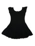 Girls Black Skirted 2 Layer Short Sleeve Leotard 9M-8 - SophiasStyle.com
