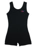 Girls Black Cotton One-Piece Gymnastic Training Leotard 9M-8 - SophiasStyle.com