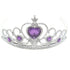 Rainkids Big Girls Lilac Rhinestones Sparkly Tulle Tiara Princess Dress 8-12 - SophiasStyle.com