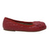 L'Amour Girls Red Quilted Flower Ballet Trendy Flats 7-10 Toddler - SophiasStyle.com