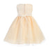 Lito Baby Girls Peach Lace Bodice Tulle Easter Flower Girl Dress 3-24M - SophiasStyle.com