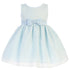 Swea Pea & Lilli Big Girls Light Blue Burnout Squares Easter Dress 7-12 - SophiasStyle.com