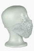 Cinderella Couture Girls White Sequin Triple Layer Reusable Fashion Mask - SophiasStyle.com