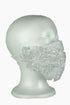 Cinderella Couture Girls White Sequin Lace Triple Layer Reusable Fashion Mask - SophiasStyle.com