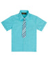Rafael Boys Banana Tie Short Sleeve Dress Shirt 2T-20 - SophiasStyle.com