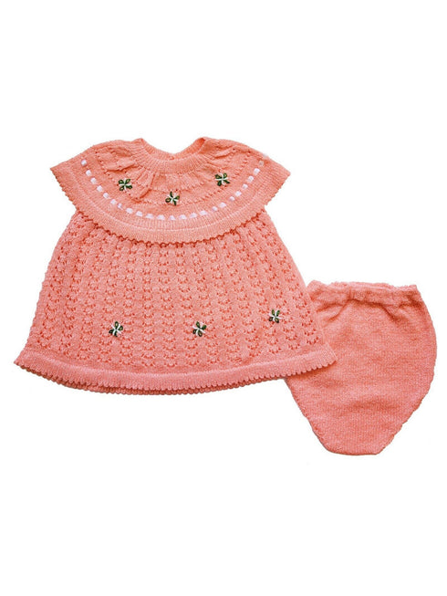 Baby Girls Multi Color Crochet Sweater Diaper Cover 2 Pc Set Newborn - SophiasStyle.com