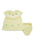 Baby Girls Multi Color Crochet Sweater Diaper Cover 2 Pc Set Newborn - SophiasStyle.com