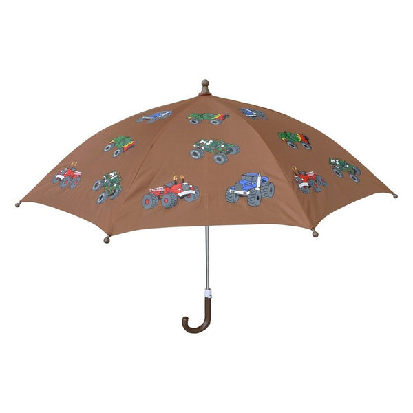 Brown Monster Truck Boys Umbrella - SophiasStyle.com