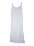 Girls White Simple Princess Style Straps Tea Length Nylon Slip 4-16 - SophiasStyle.com