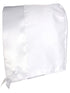 Little Things Mean A Lot White Organza Satin Trim Hand Made Bonnet 0-12M - SophiasStyle.com