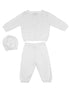 Little Things Mean A Lot Baby Boys White Aiden Christening Outfit Newborn-12M - SophiasStyle.com