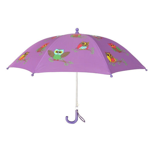 Purple Owls Girls Umbrella - SophiasStyle.com
