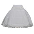Girls White Wired Layered Lace Mesh Adjustable Waist Petticoat 2T-12 - SophiasStyle.com