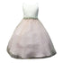 Petite Adele Little Girls Blush Satin Tulle Rhinestone Flower Girl Dress 2-6 - SophiasStyle.com
