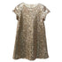 Little Girls Blush Pink Sparkle Sequin Katy Short Sleeve Shift Party Dress 2-6 - SophiasStyle.com