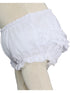 Baby Girls White Embroidered Eyelet Edging Elastic Diaper Cover Bloomer 3-24M - SophiasStyle.com