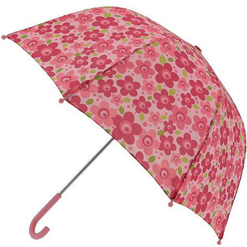 Pluie Pluie Raingear Pink Flower Kids Umbrella - SophiasStyle.com
