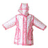 Pluie Pluie Little Girls Transparent Fuchsia Bow Unlined Rain Coat 1-6X - SophiasStyle.com