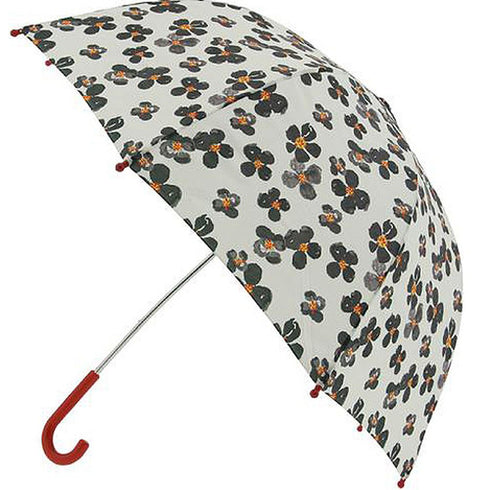 Pluie Pluie Raingear Black Flower Kids Umbrella - SophiasStyle.com