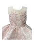 Petite Adele Girls Floral Jacquard Layered Flower Girl Dress 2T-12 - SophiasStyle.com